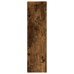 vidaXL Plant Stand 2 pcs Smoked Oak 17 x 17 x 60 cm Engineered Wood 4