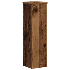 vidaXL Plant Stand 2 pcs Old Wood 17 x 17 x 60 cm Engineered Wood 3