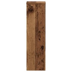 vidaXL Plant Stand 2 pcs Old Wood 17 x 17 x 60 cm Engineered Wood 4