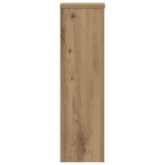vidaXL Plant Stand 2 pcs Oak 17 x 17 x 60 cm Engineered Wood 6
