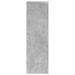 vidaXL Plant Stand 2 pcs Concrete Grey 25 x 25 x 80 cm Engineered Wood 6