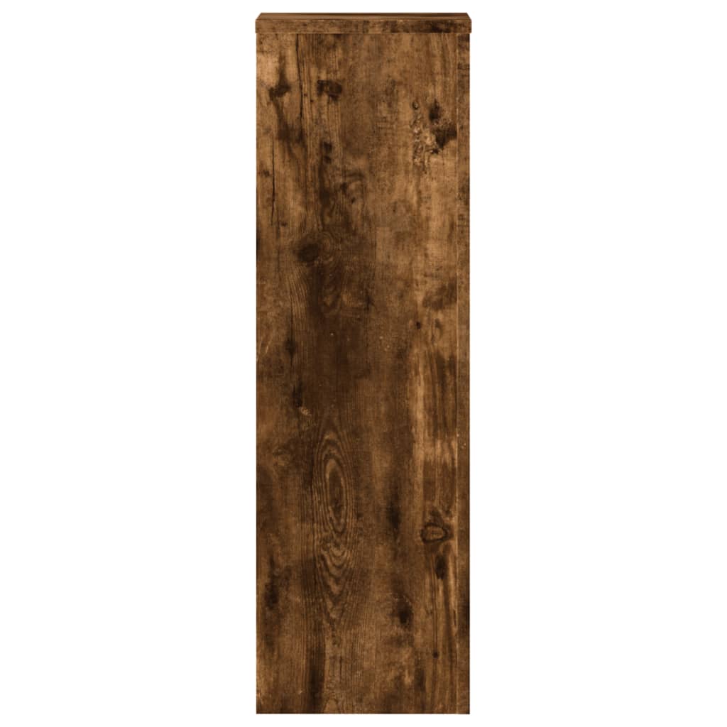 vidaXL Plant Stand 2 pcs Smoked Oak Engineered Wood 6