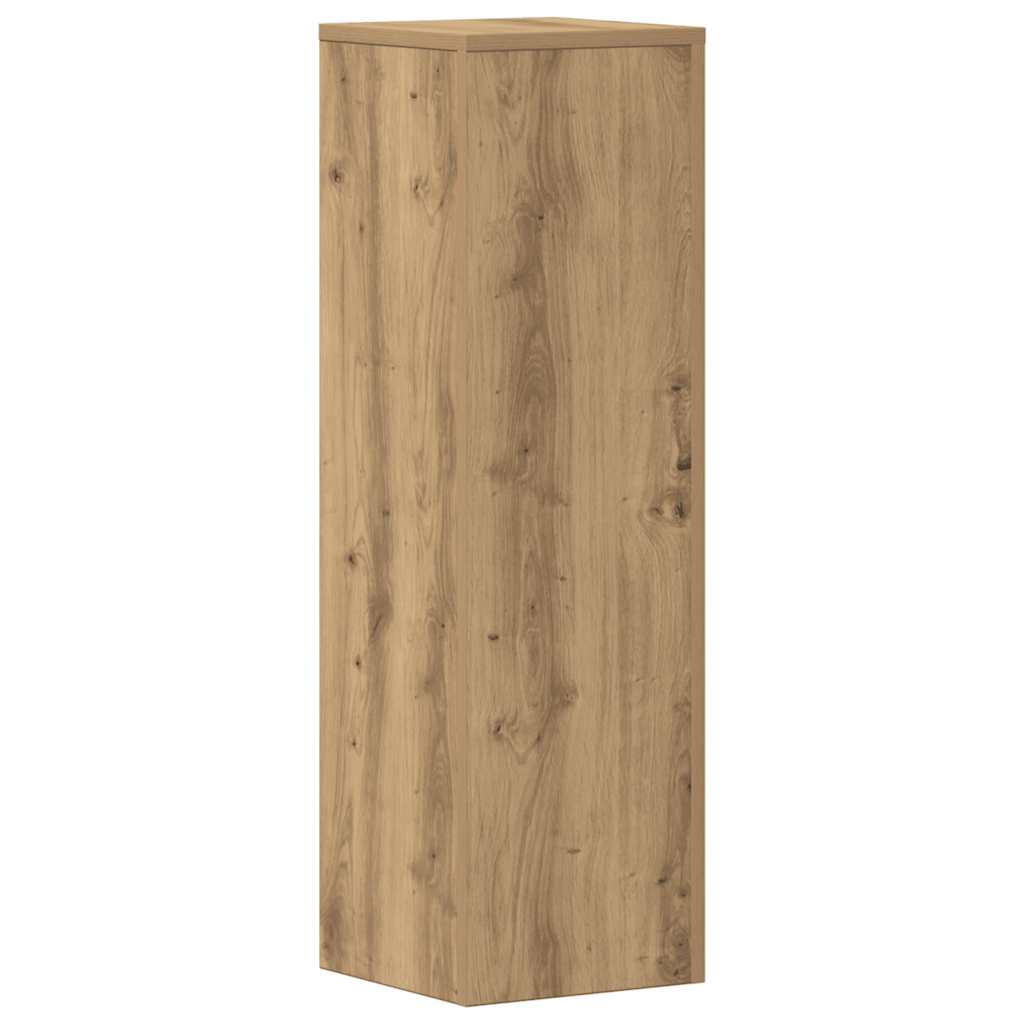 vidaXL Plant Stand 2 pcs Oak 25 x 25 x 80 cm Engineered Wood 3