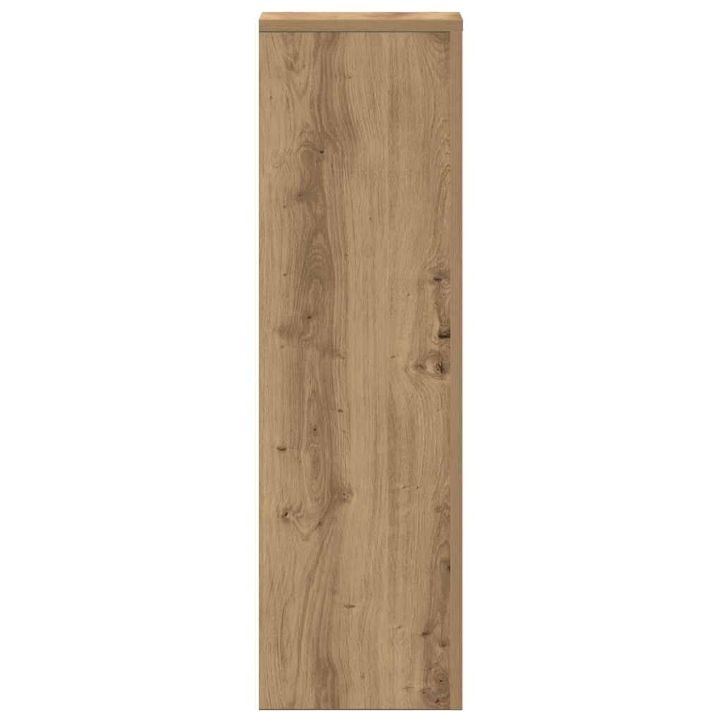 vidaXL Plant Stand 2 pcs Oak 25 x 25 x 80 cm Engineered Wood 4