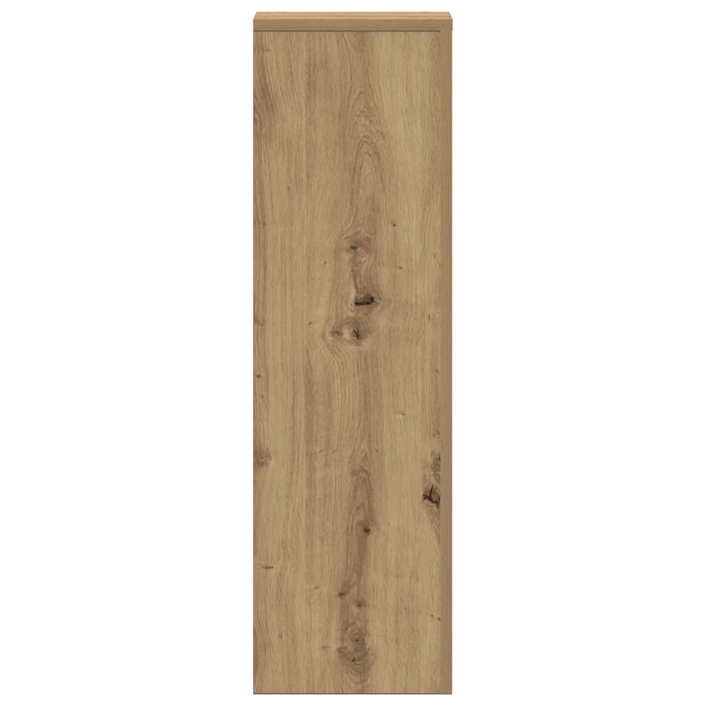 vidaXL Plant Stand 2 pcs Oak 25 x 25 x 80 cm Engineered Wood 6