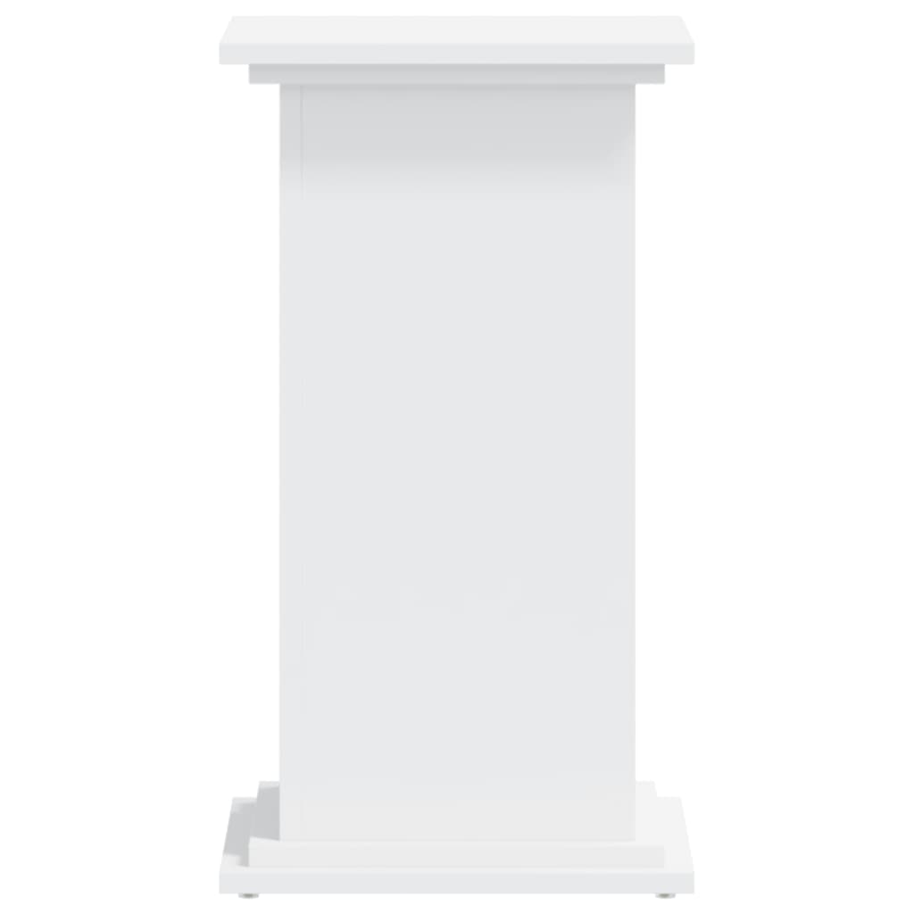 vidaXL Plant Stand White 33 x 33 x 60 cm Engineered wood 5