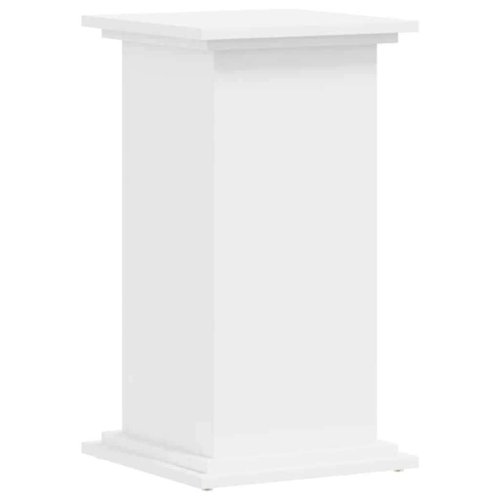 vidaXL Plant Stand White 33 x 33 x 60 cm Engineered wood 4