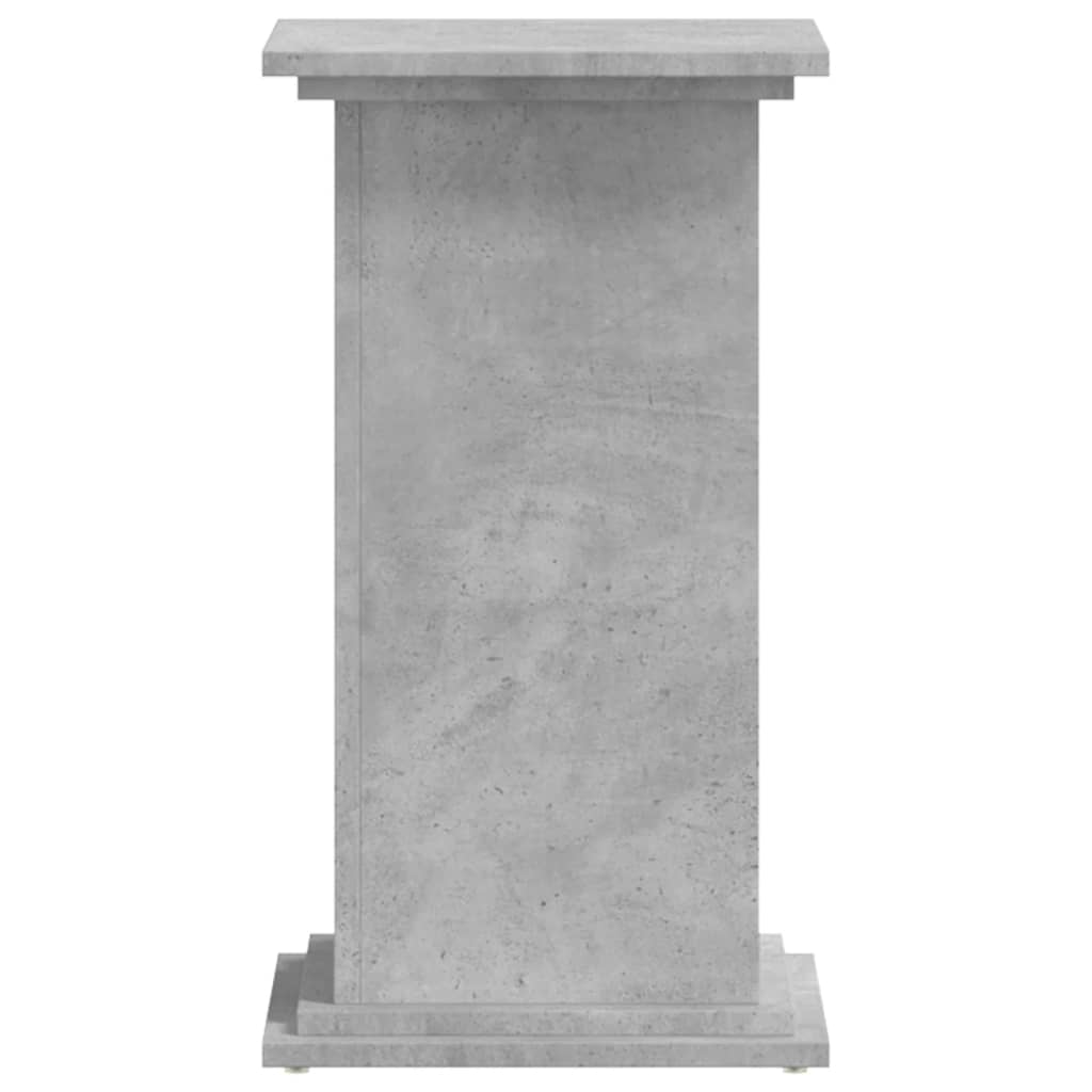 vidaXL Plant Stand Concrete Grey 33 x 33 x 60 cm Engineered wood 5