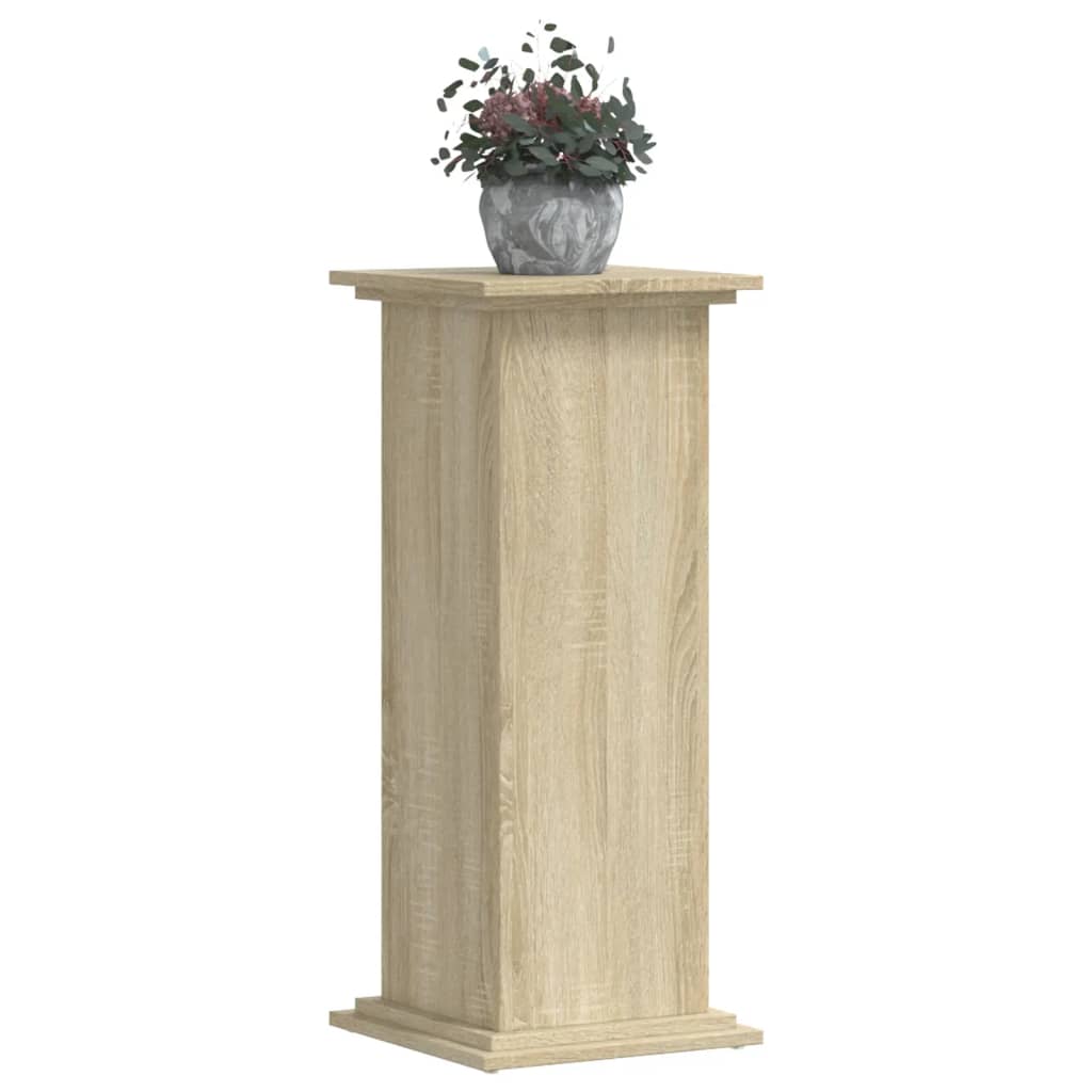 Plant Stand Engineered Wood 33 x 33 x 80 cm Sonoma oak