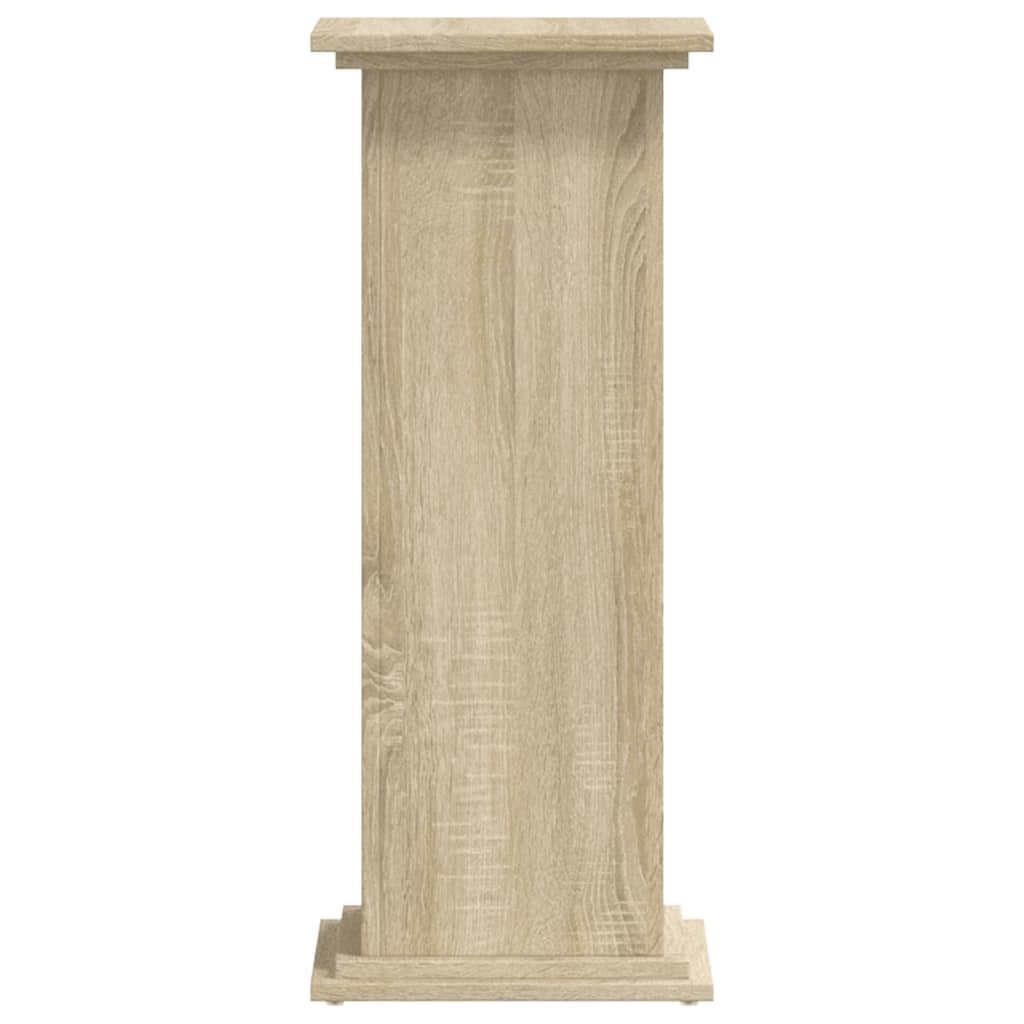 vidaXL Plant Stand Sonoma Oak 33 x 33 x 80 cm Engineered wood 5