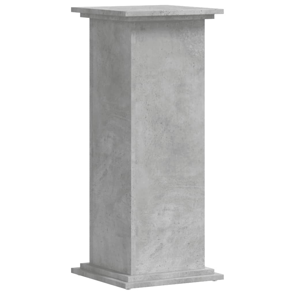 vidaXL Plant Stand Concrete Grey 33 x 33 x 80 cm Engineered wood 2