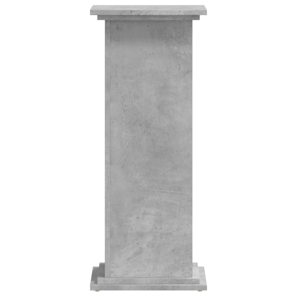 vidaXL Plant Stand Concrete Grey 33 x 33 x 80 cm Engineered wood 3