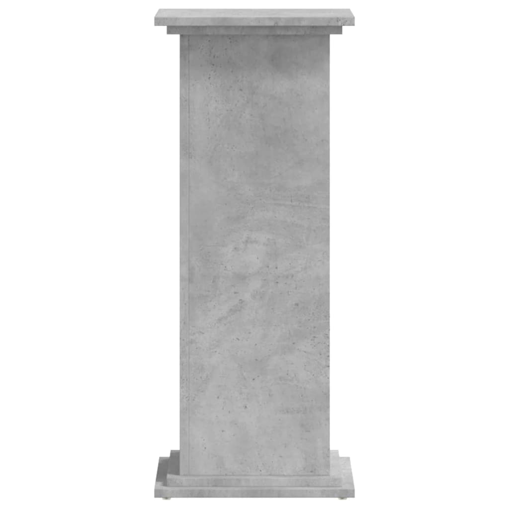 vidaXL Plant Stand Concrete Grey 33 x 33 x 80 cm Engineered wood 5