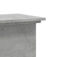 vidaXL Plant Stand Concrete Grey 33 x 33 x 80 cm Engineered wood 6