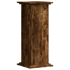 vidaXL Plant Stand Smoked Oak 33 x 33 x 80 cm Engineered wood 2