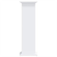 vidaXL Plant Stand White 33 x 33 x 100 cm Engineered wood 3
