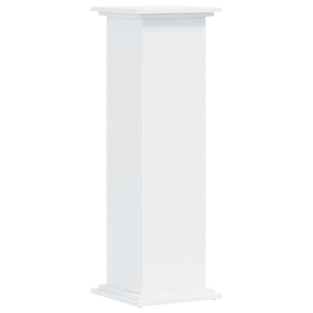 vidaXL Plant Stand White 33 x 33 x 100 cm Engineered wood 4