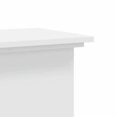 vidaXL Plant Stand White 33 x 33 x 100 cm Engineered wood 6