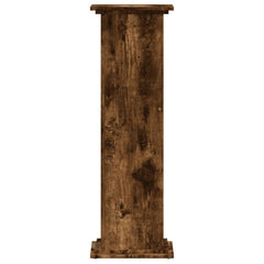vidaXL Plant Stand Smoked Oak 33 x 33 x 100 cm Engineered wood 5