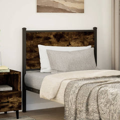 vidaXL Replace Headboard Smoked Oak 75 cm Engineered Wood and Steel 2