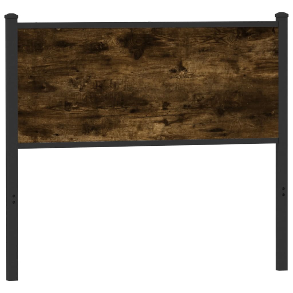 vidaXL Replace Headboard Smoked Oak 107 cm Engineered Wood and Steel 1