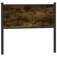 vidaXL Replace Headboard Smoked Oak 107 cm Engineered Wood and Steel 1