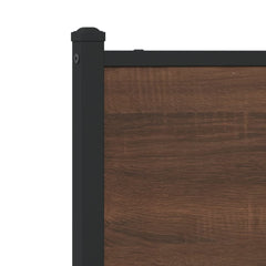 vidaXL Replace Headboard Brown Oak 80 cm Engineered Wood and Steel 6