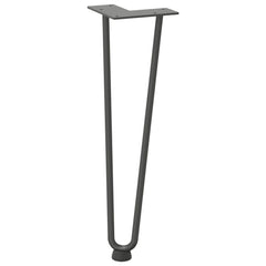 vidaXL Hairpin Legs for Coffee Table 4 pcs Anthracite 42 cm Solid Steel 4