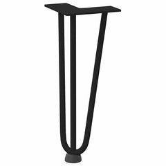 vidaXL Hairpin Legs for Coffee Table 4 pcs Black 30 cm Solid Steel 4