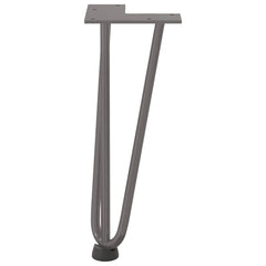 vidaXL Hairpin Legs for Coffee Table 4 pcs Natural Steel 30 cm Solid Steel 5