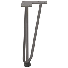 vidaXL Hairpin Legs for Coffee Table 4 pcs Natural Steel 30 cm Solid Steel 6