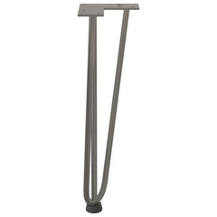 vidaXL Hairpin Legs for Coffee Table 4 pcs Natural Steel 42 cm Solid Steel 6