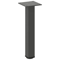 vidaXL Coffee Table Legs 4 pcs Anthracite 42-44 cm Steel 4