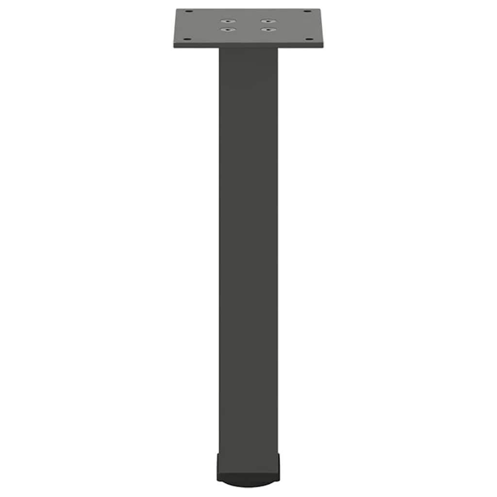 vidaXL Coffee Table Legs 4 pcs Anthracite 42-44 cm Steel 5