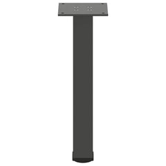 vidaXL Coffee Table Legs 4 pcs Anthracite 42-44 cm Steel 6