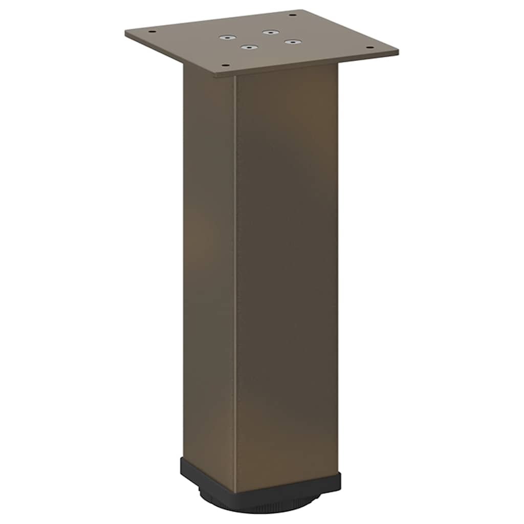 vidaXL Coffee Table Legs 4 pcs Natural Steel 30-32 cm Steel 4