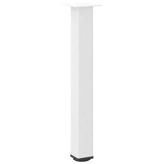 vidaXL Console Table Legs 4 pcs White 72-74 cm Steel 4