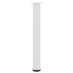 vidaXL Console Table Legs 4 pcs White 72-74 cm Steel 5