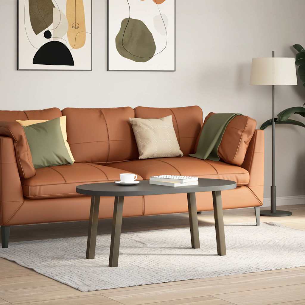 vidaXL Coffee Table Legs 4 pcs Natural Steel 30 cm Steel 3