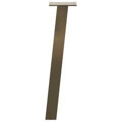 vidaXL Coffee Table Legs 4 pcs Natural Steel 30 cm Steel 4