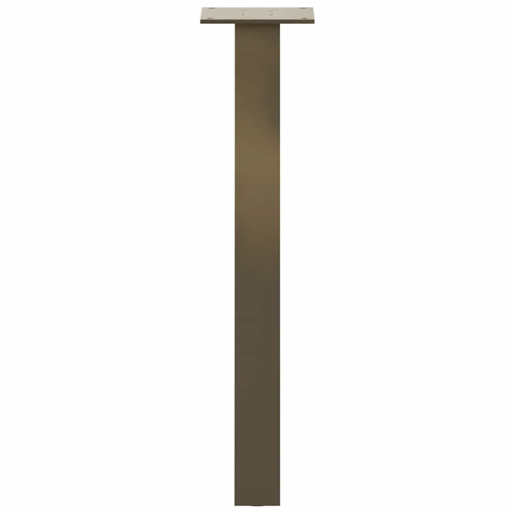 vidaXL Coffee Table Legs 4 pcs Natural Steel 30 cm Steel 5