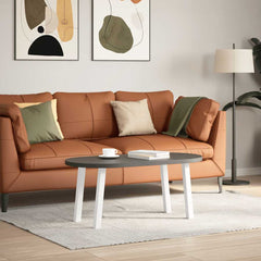 vidaXL Coffee Table Legs 4 pcs White 42 cm Steel 3