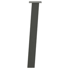 vidaXL Console Table Legs 4 pcs Anthracite 72 cm Steel 5