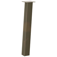 vidaXL Console Table Legs 4 pcs Natural Steel 72 cm Steel 4