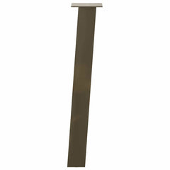 vidaXL Console Table Legs 4 pcs Natural Steel 72 cm Steel 5