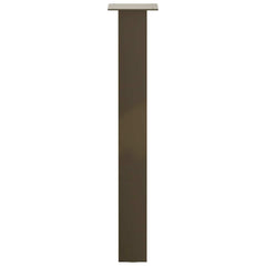 vidaXL Console Table Legs 4 pcs Natural Steel 72 cm Steel 6