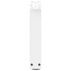 vidaXL Coffee Table Legs V-Shape 2 pcs White 30x(30-31.3) cm Steel 6