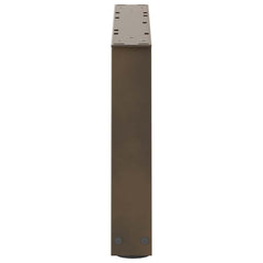 vidaXL Coffee Table Legs V-Shape 2 pcs Natural Steel 50x(30-31.3) cm Steel 6