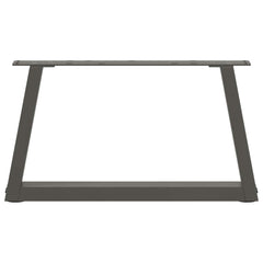 vidaXL Coffee Table Legs V-Shape 2 pcs Anthracite 60x(30-31.3) cm Steel 5