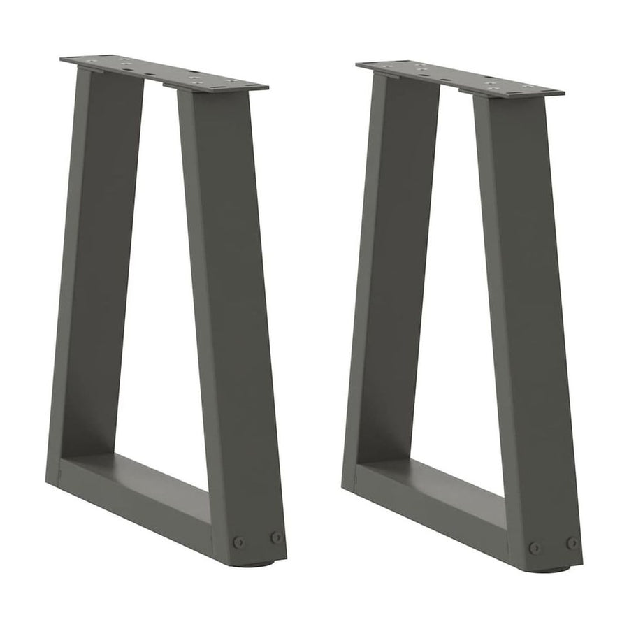 Coffee Table Legs V-Shape 2 pcs Anthracite Steel